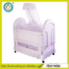 2015 Hot selling products baby crib with wheels